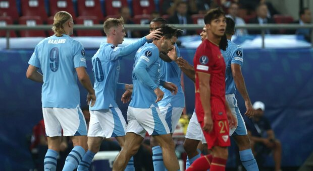 Il Manchester City non si ferma più: vince anche la Supercoppa Europea, Siviglia battuto ai rigori