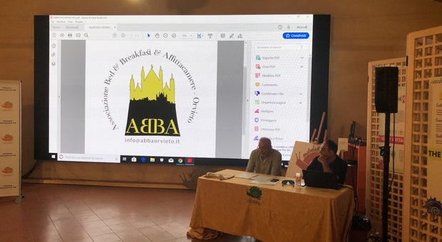 La presentazione del marchio dell'associazione Abba