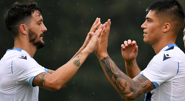 Lazio, manita contro l'Entella: rete di Luis Alberto, doppiette di Correa e Patric