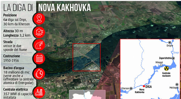 Diga di Kakhovka, cosa cambia: ecco perché i russi rischiano di perdere la Crimea