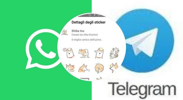 WhatsApp, sono arrivati gli stickers: ma Telegram si inserisce e si fa beffe dei rivali così