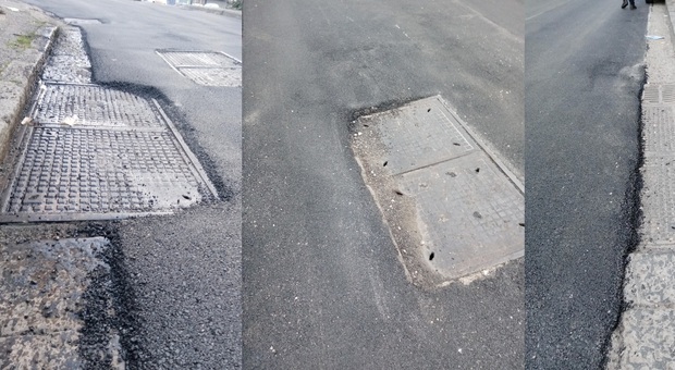 Napoli Est, tombini e caditoie asfaltati dopo i lavori alla carreggiata: la segnalazione dei residenti