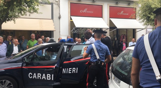 L'arresto dei carabinieri