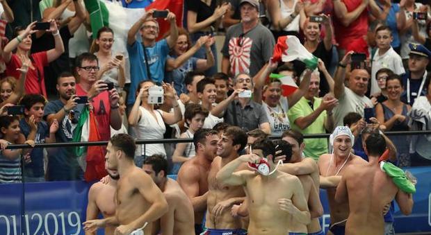 Italia, un record per il medagliere Il Settebello è la ciliegina d’oro
