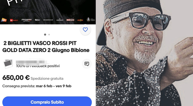 Vasco Rossi a Bibione, a ruba i biglietti del concerto. Dopo appena un'ora fino a 650 euro su ebay