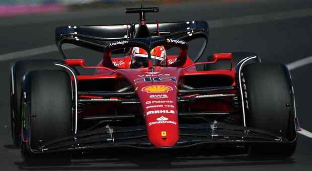 La Ferrari di Leclerc a Melbourne