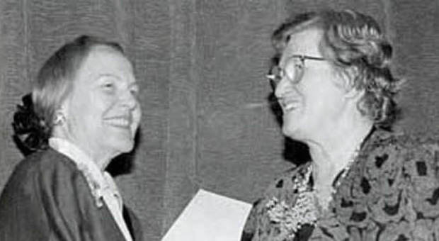 Tina Anselmi (a destra) con Nilde Iotti