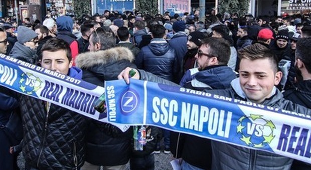 Arriva il Real, Napoli blindata: 700 poliziotti, scorta per i tifosi