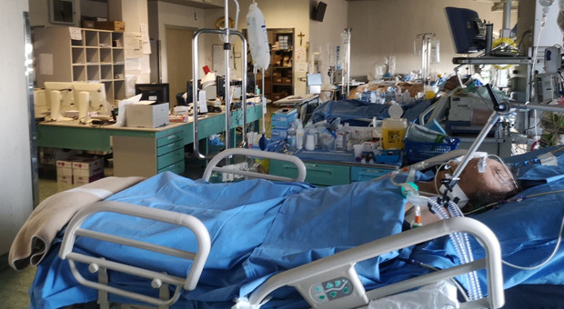La Terapia intensiva Covid all'ospedale di Trecenta