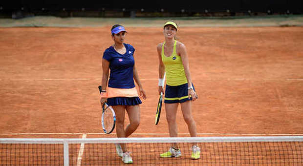 Sonia Mirza e Martina Hingis, la coppia di doppio n.1 al mondo