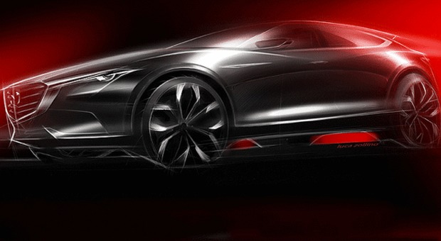 Uno dei disegni di Koreu, il nuovo concept di Mazda