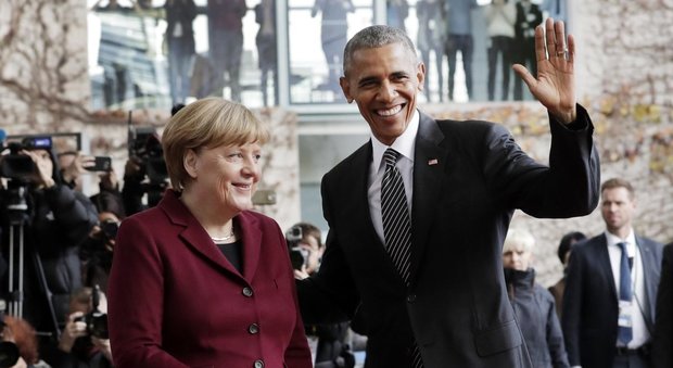 A Berlino vertice a sei con Obama. E la Merkel si candida per il quarto mandato