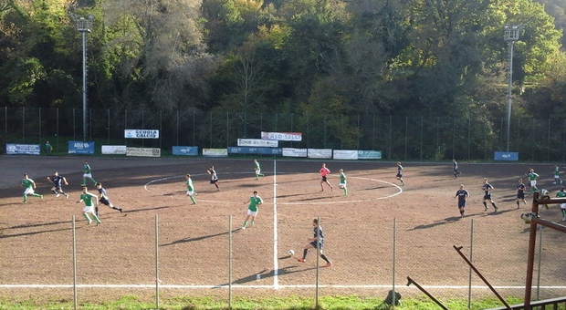 Una fase del match tra Selci e Cittareale (Foto Leti)