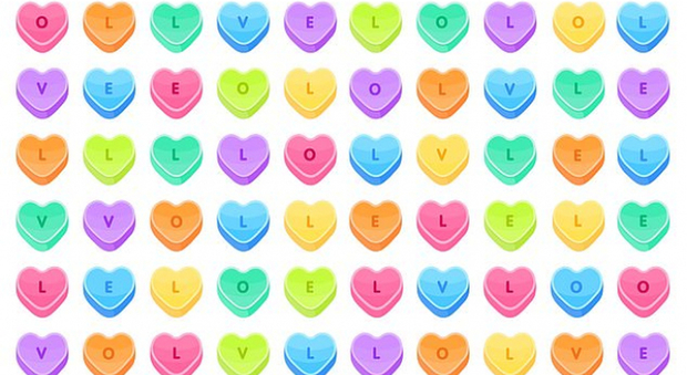 San Valentino, la sfida virale: trovare la parola 'love' in meno di un minuto