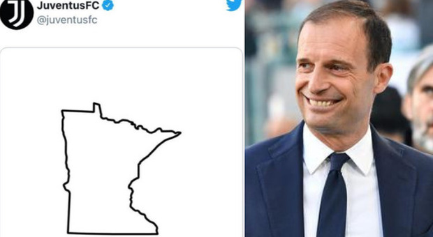 Allegri alla Juventus, l'annuncio ufficiale su twitter anticipato dalla cartina del Minnesota