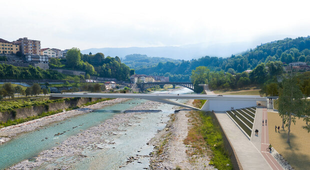 Il progetto per il nuovo ponte sul Piave