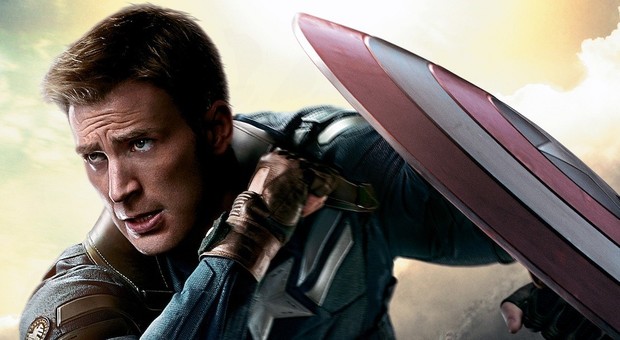 Chris Evans nei panni di Captain America