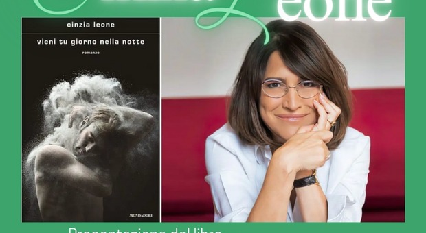 Cinzia Leone a Orvieto per presentare "Vieni tu giorno nella notte"