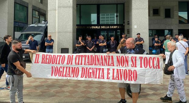 La protesta di Napoli