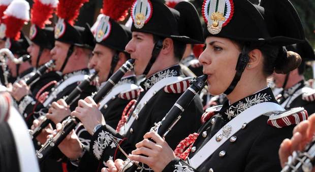 La banda dei carabinieri al Costanzi per la festa dei 205 anni dell'arma