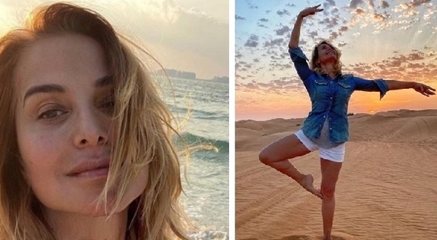 Barbara D'Urso, foto su Instagram da Dubai. Fan scatenati: «Sei più bella acqua e sapone»