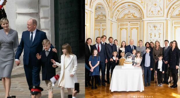 Alberto Di Monaco, la festa con Charlene e i figli (contro gli scandali). Da Charlotte a Carolina, tutta la famiglia presente