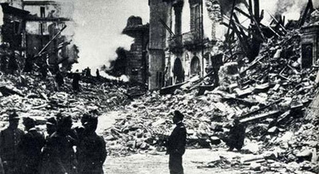 5 settembre 1923 Mussolini stanzia 500 milioni per la ricostruzione di Messina e Reggio Calabria dopo il terremoto