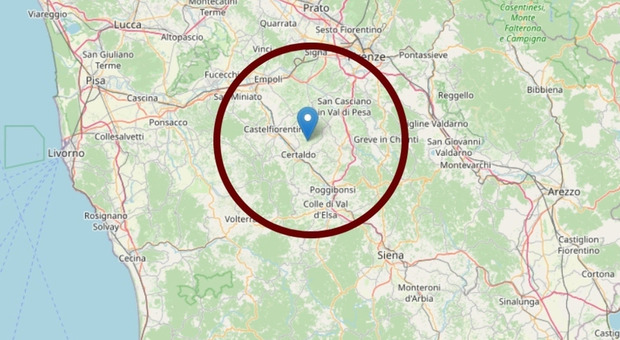 Terremoto oggi in Toscana, scossa di magnitudo 3 a Certaldo sentita fino ad Empoli. È la seconda in pochi giorni