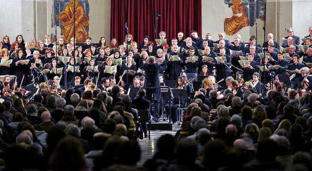 MUSICISTI - Il coro del Friuli Venezia Giulia (foto Simone Di Luca)