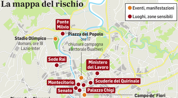 Roma, tornano i No Pass, la Capitale si blinda: «Rischio infiltrati»