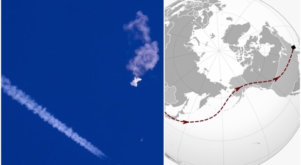Caccia Usa abbatte oggetto volante «ottagonale», Londra: «Possibili palloni-spia cinesi nel nostro spazio aereo»