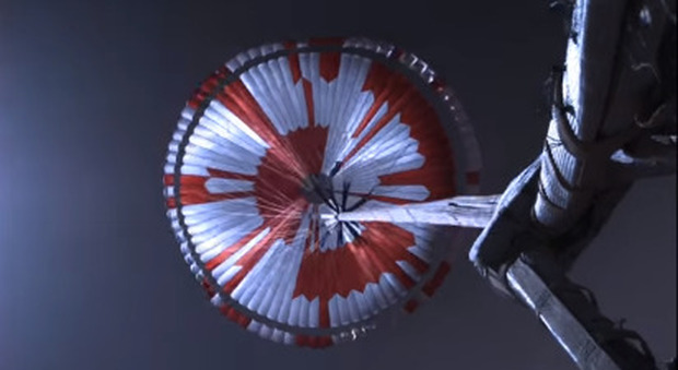 Il messaggio nascosto nel paracadute di Perseverance: ecco cosa c'è scritto (in codice binario)