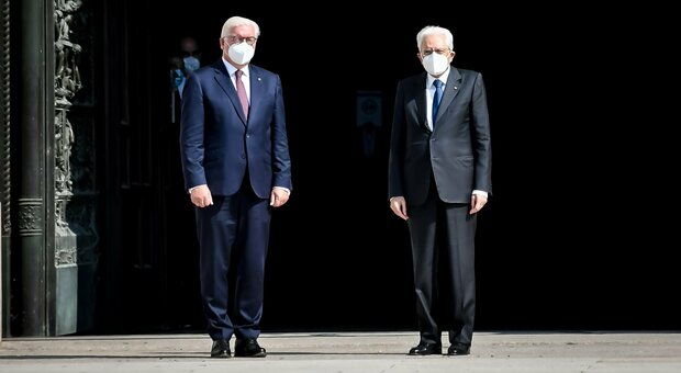 Covid, Mattarella e Steinmeier: «Non è il momento di avvassare la guardia» Rilancio dei gemellaggio italo-tedeschi