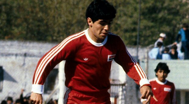 Maradona, in maglia Argentinos Juniors