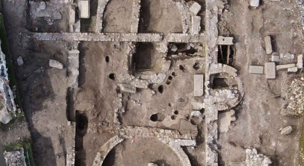 L'immagine zenitale dello scavo