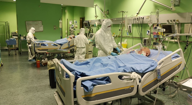 Il reparto di Terapia intensiva dell'ospedale San Luca di Trecenta