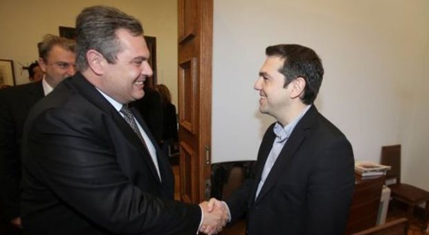 Grecia, coalizione di governo: Tsipras trova l'intesa con l'Anel