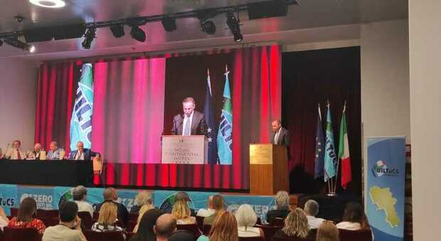 Congresso Regionale Uiltucs Campania con il sindaco di Quarto Sabino