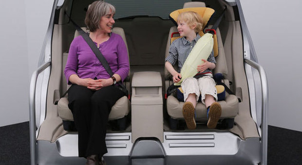 Le cinture dotate di airbag riducono le conseguenze in caso di impatto