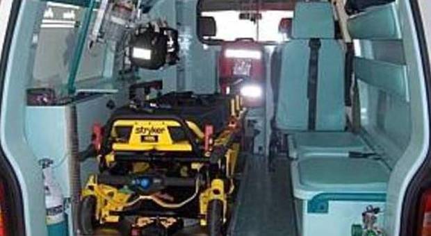L'interno di un'ambulanza (archivio)