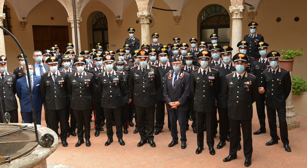 Il comandante generale dell'Arma dei Carabinieri, generale Teo Luzi, visita la Legione Carabinieri Umbria