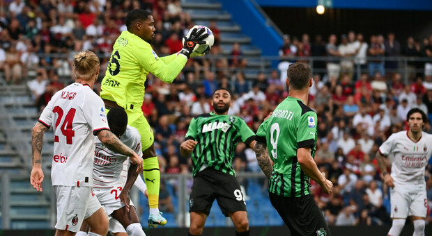 Sassuolo-Milan 0-0, le pagelle: Leao ci prova, Maignan paratutto