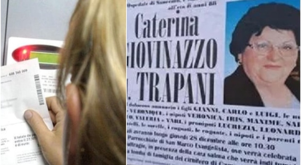 Malore per la maxi-bolletta, morta Caterina Giovinazzo: addebitati per errore 15.300 euro per l’acqua (il conto corretto era di 55 euro)