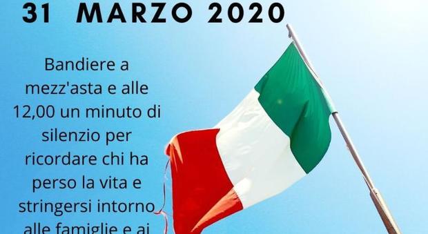 Tricolori a mezz'asta per le vittime del Coronavirus: aderisce anche la Provincia di Ancona