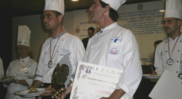 La premiazione dei vincitori della passata edizione della Festa del cuoco a Formia