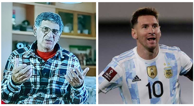 Lionel Messi è marchigiano. I suoi trisnonni partirono nel a fine 1800 da Recanati e San Severino per l'Argentina. «Diamogli la cittadinanza onoraria». A sinistra Fiorenzo Santini, a destra Lionel Messi