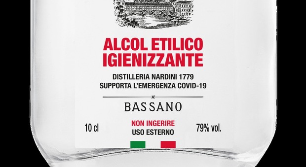 Nardini, l'azienda della grappa degli Alpini converte la linea di produzione: ecco l'igienizzante a base di alcol etilico