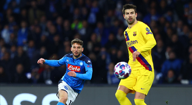 Napoli, Mertens premiato dall'Uefa: è nella squadra della settimana