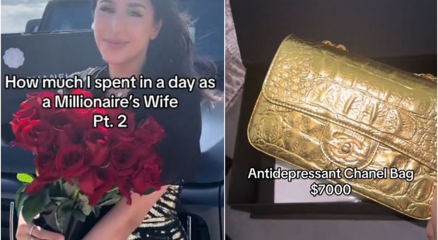 Moglie di un miliardario svela quanto spende in una giornata: «16.540 dollari, compresa borsa Chanel "antidepressiva"»