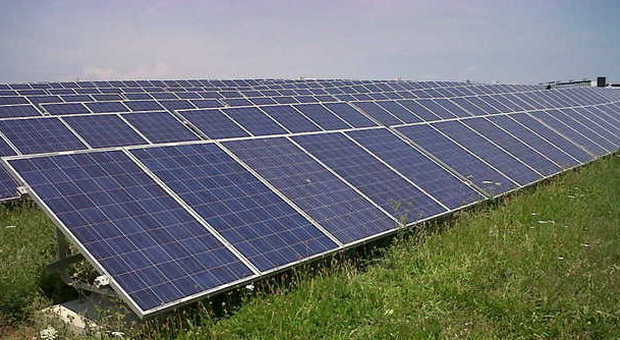 L'impianto fotovoltaico in via Fossalunga a Lonigo